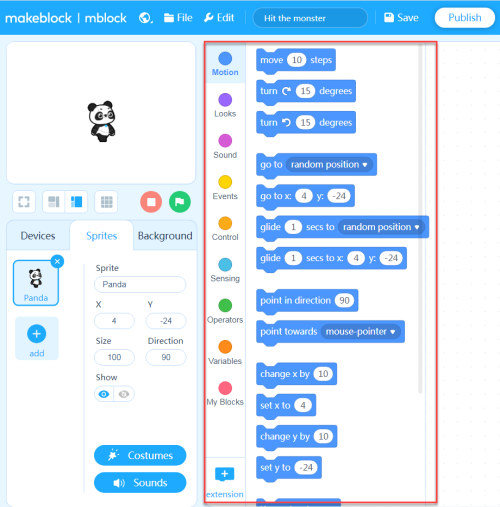 Block Reference – Makeblock Help Center