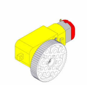 TT Geared Motor DC 6V/200RPM